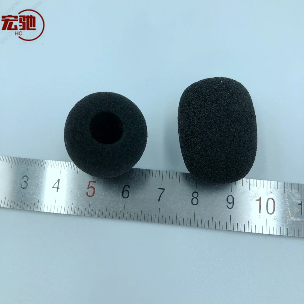 

Small Ball Sponge Microphone Case For Flacked Mic Windscreen Foam Cover, Black