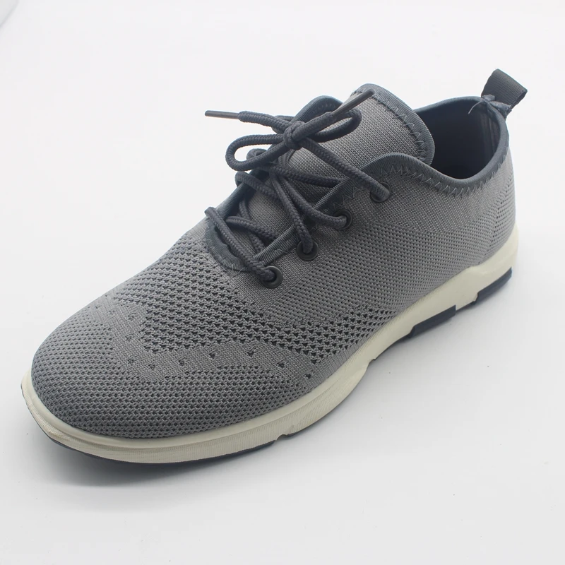 
Flyknit Lace up Injection Sport Men Shoes with Good Price 