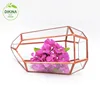 promotion Wedding decorative guest gift & crafts box , geometric terrarium plant mini glass Moroccan Japanese stone lantern