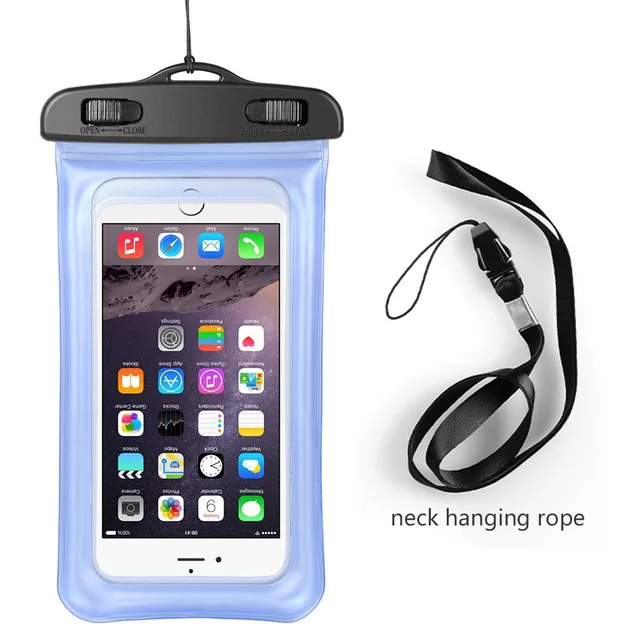 

Free shipping ! Waterproof Underwater mobile phone Pouch Dry Bags sealed Case Cover For iPhone 5 6 6s 7 8 plus X Xs Xr Max
