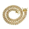 hiphop iced out cz 14k gold plated cuban link chain new gold chain design for men