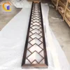 Stainless steel metal carved patterns custom made room divider partition screen panel separations