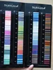 customized rayon Embroidery thread color chart/shade card similar Madeira style
