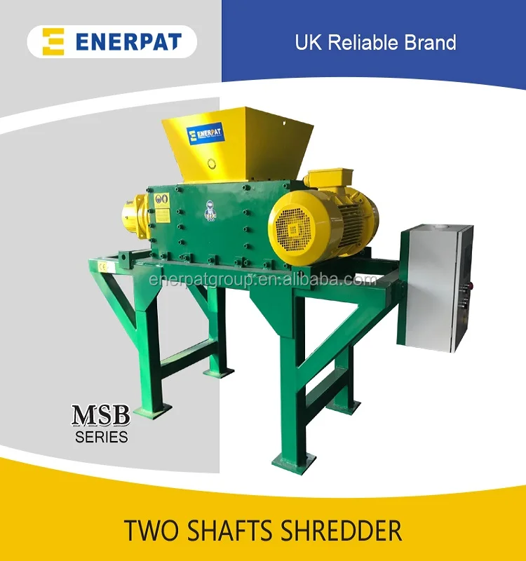 Food Waste Grinder / Organic Waste Industrial Shredder For Compost