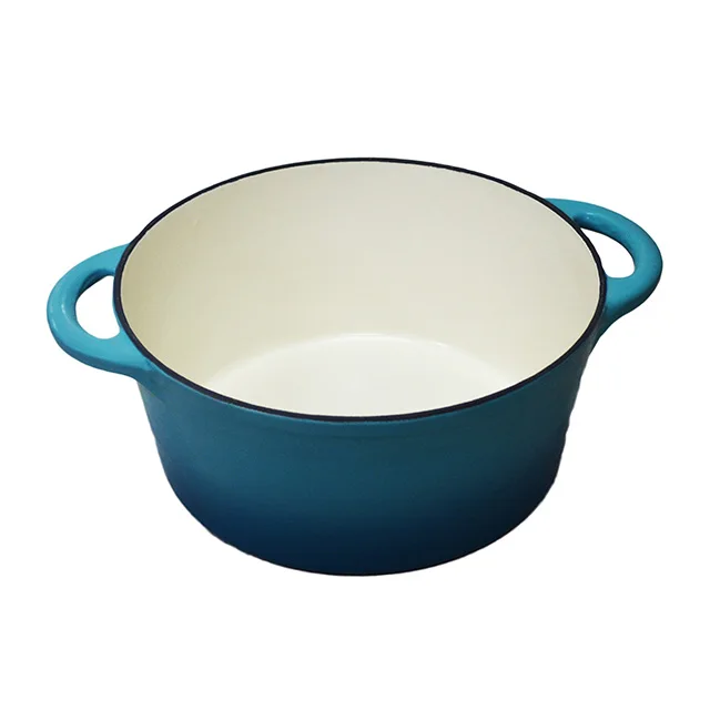 
Hot sale 30cm Disa colorful Free Custom Logo Enameled kitchen cast iron dutch oven cookware set 