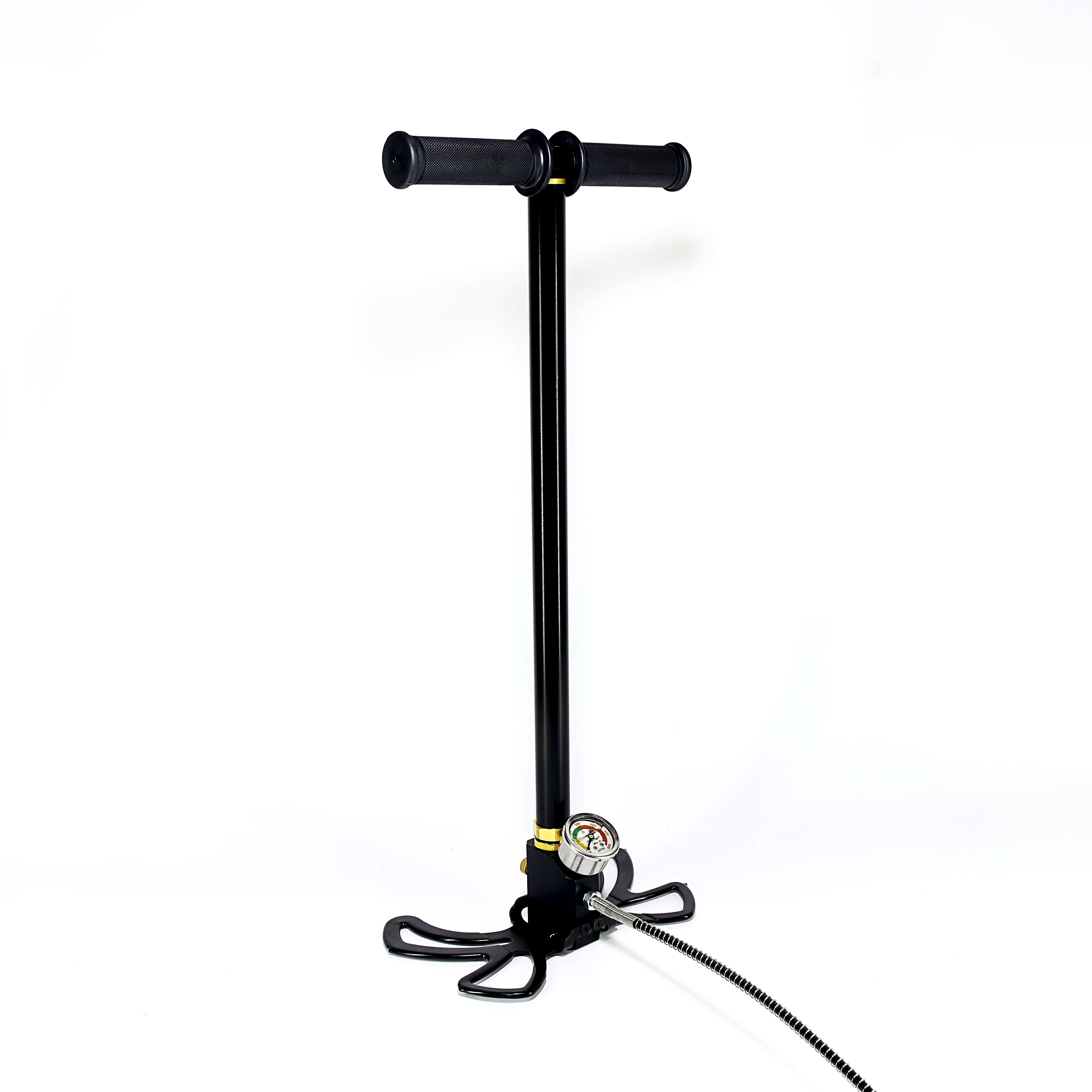

High pressure Pump 300bar Easier to carry 4500 Psi Soft non slip handle Quick connector, Silver/black/camouflage
