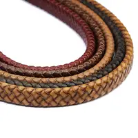 

Multicolor Braided Leather Cord For Bracelets Fashion Jewelry Wire Handmade