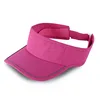 Custom your own hats cotton sports sun visor caps/hats