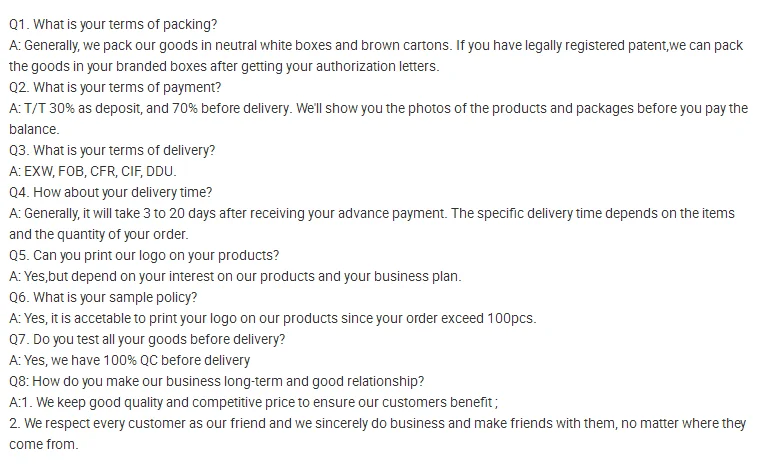 FAQ