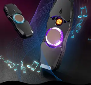 Image of Smart USB charging Bluetooth playing lighters creative music cigarette lighter innovative custom lighters wholesale 709