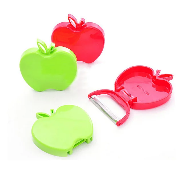 

Apple Shape Plastic Kitchen Fruit Vegetable Peeler, N/a