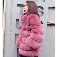 

Fox fur artificial fur wholesale 2019 new fashion Korean version of slim fur