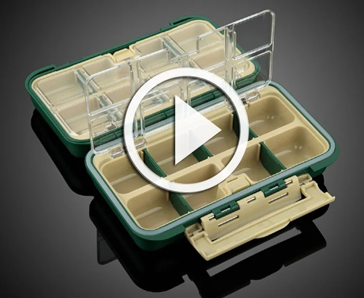 

New design machine grade clear plastic fishing hook box hot sale on line, Green etc