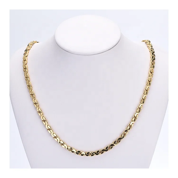 

C10174 DORIS Jewelry handmade Fashion gold chain necklace, Gold color
