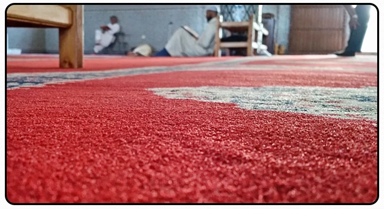 red color wholesale masjid mosque carpet irani prayer carpet on sale