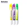Reliabo Promotional Gift Smooth Writing Customized 2 In 1 Solid Cute Fashional Pen Highlighter