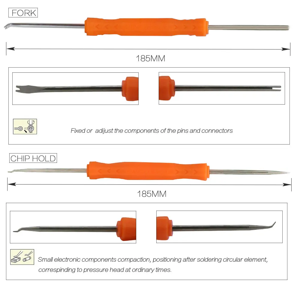 BGA 6 pcs soldering tools Repair Tools Set Professional Steel Solder Disassembly Tools BST-SA-10