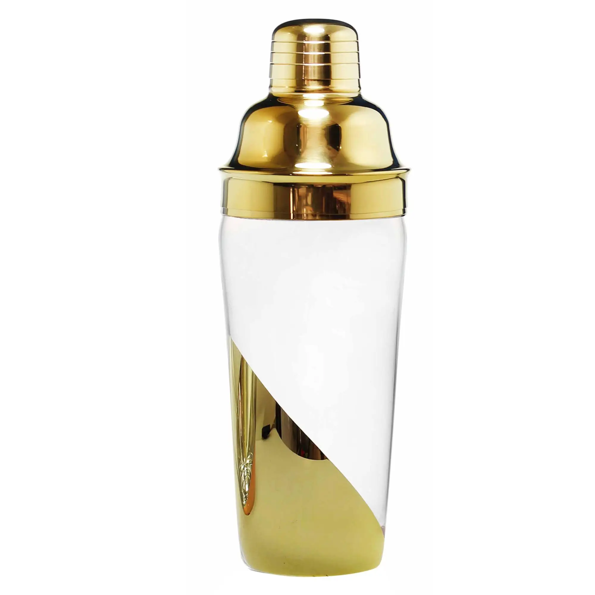 New Design Half Electroplating Gold Cocktail Shaker - Buy Gold Cocktail ...