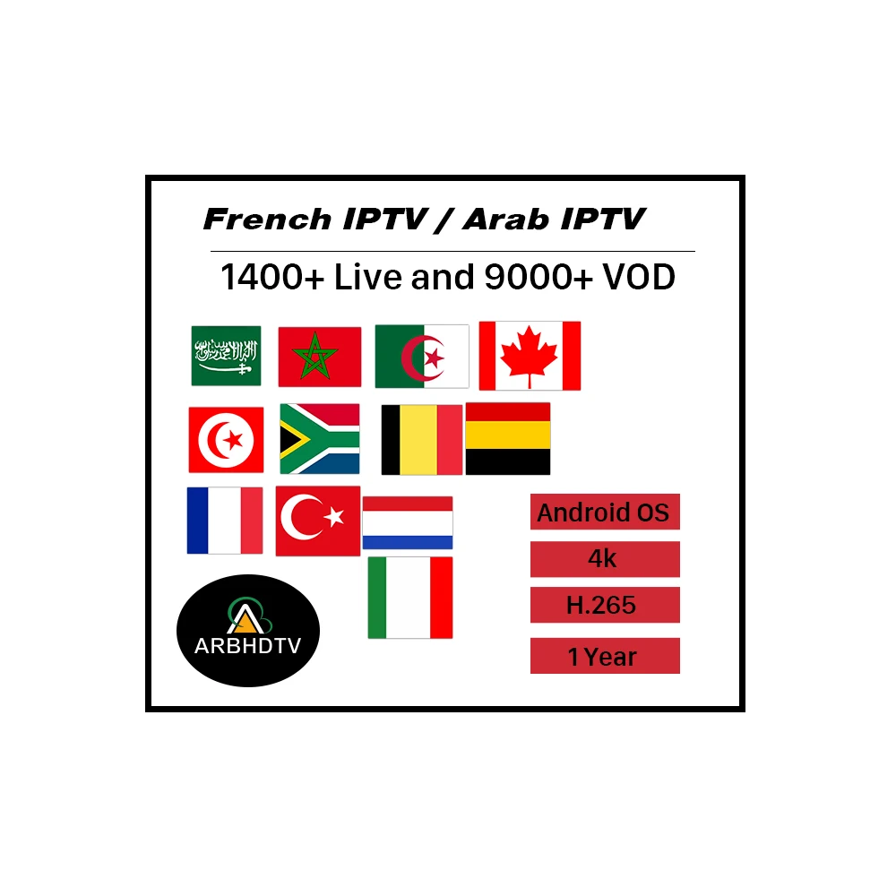 

Morocco and Tunisia Channels Africa IPTV APK Subscription ARBHDTV 1 Year Afrique Tunisi IPTV