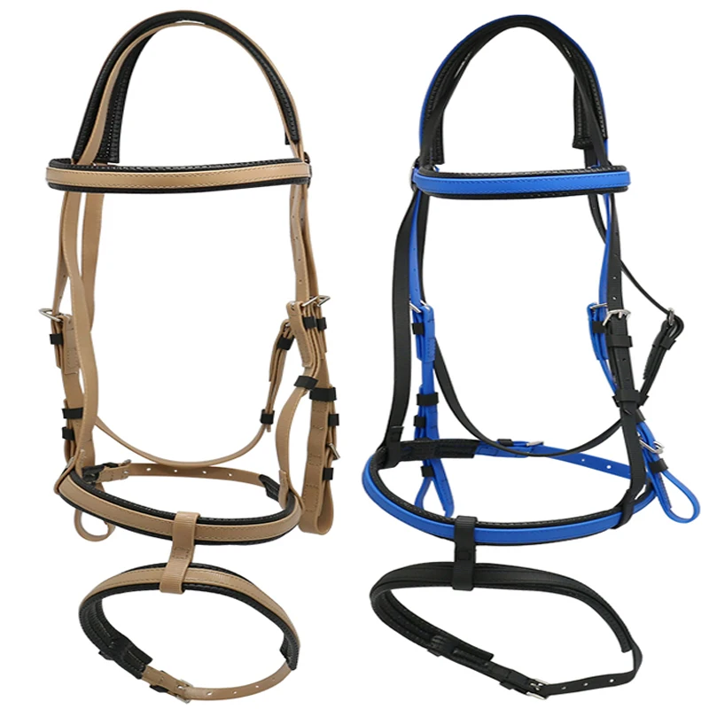 Baby Blue Horse Bridle With Two Nosebands For Horse Racing Buy Baby Blue Horse Bridle,Pvc