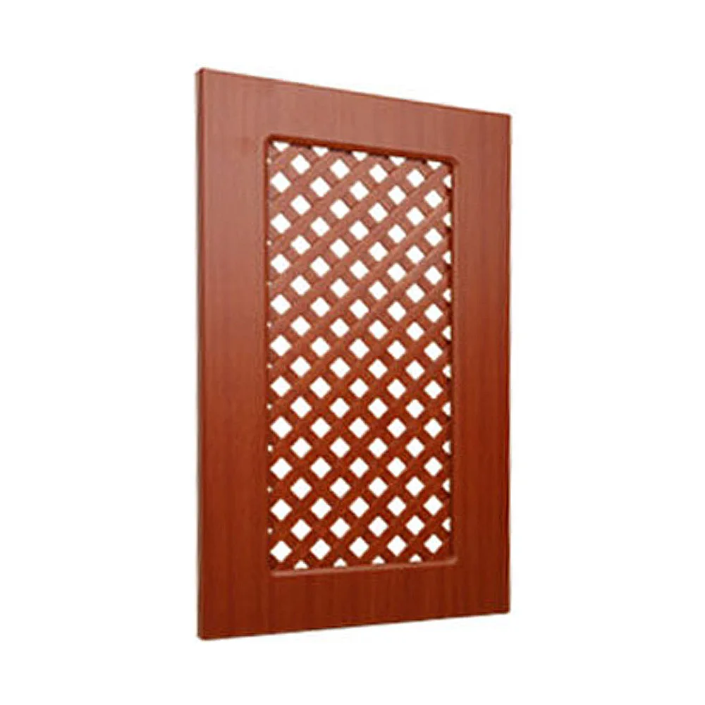 Pvc Film Pressed Mdf Wooden Perforated Cabinet Door - Buy Perforated