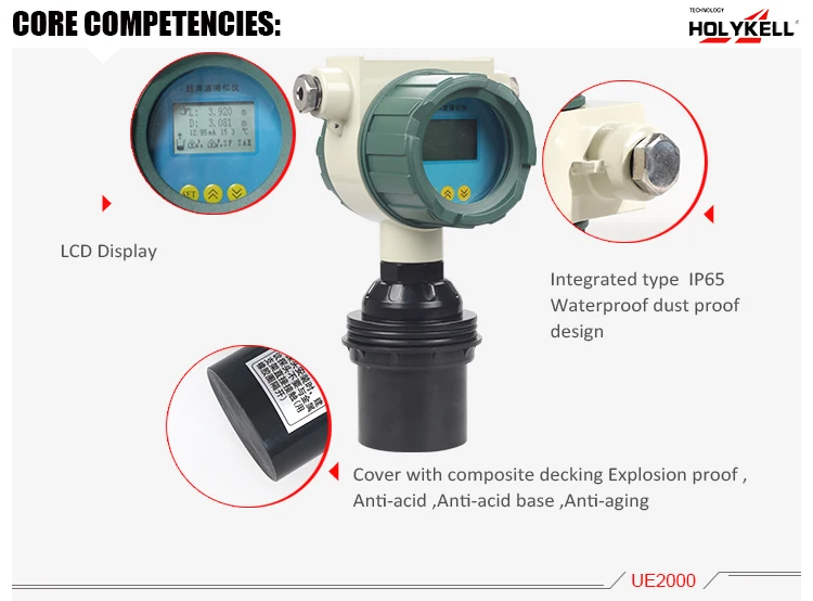 Holykell Ultrasonic Diesel Fuel Tank Level Sensor Meter 4 20ma Buy Ultrasonic Diesel Level 0299