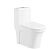 China sanitary ware indian type white glazed one piece siphon water closet