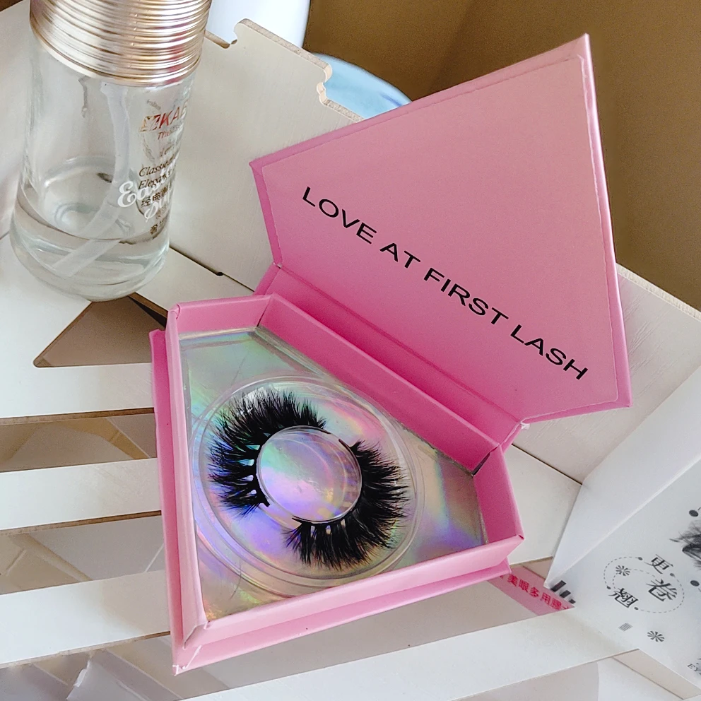 

California free sample best price 100% hand made 3D real mink eyelashes with own label