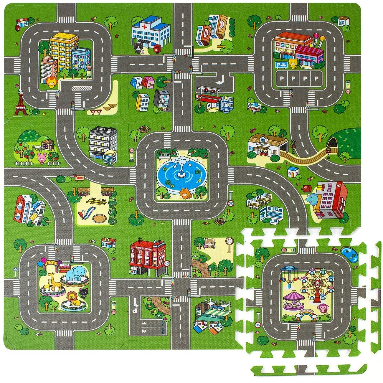 road mat for toy cars