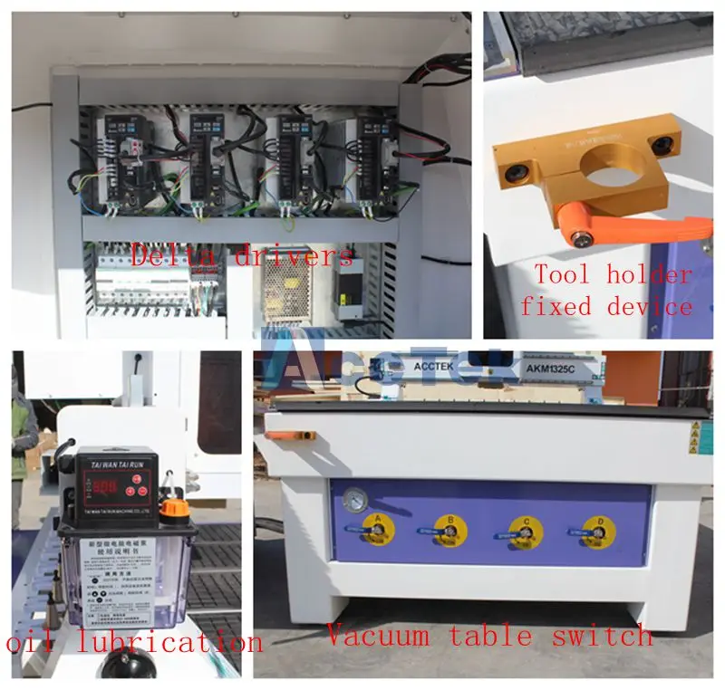 AKM-1325 automatic tool changer woodworking cnc router,3d cnc router 1325 linear atc