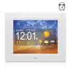 Hot sell 8 inch WIFI weather forecast smart clock with large display easy read word