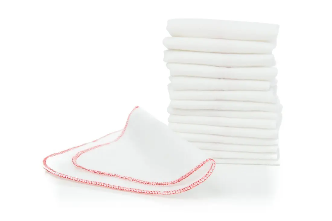 Buttons Flannel Baby Wipes - 15 Pack