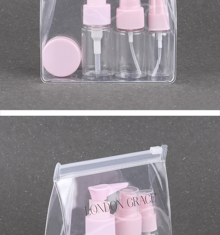 Clear Travel Toiletry Bag Bonus 2 x 80 ml Travel Bottles Included Airline Toiletry Bag for Men Women bag