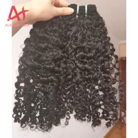 

100% Unprocessed Human Hair Weave Bundles Soft Kinky Curly Virgin Hair 10"-30" Raw Cambodian Hair Weave Bundles Deals