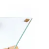 frameless polishing common size 5mm 6mm tempered round glass dining table