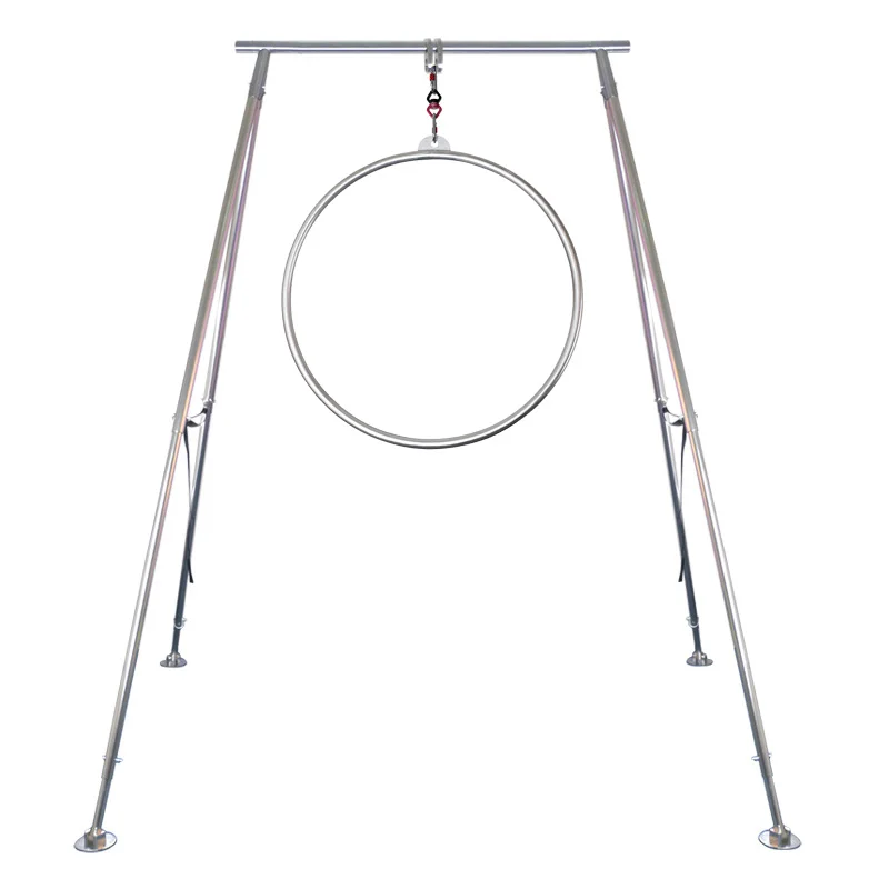 

Professional High Quality Aerial yoga hammock stand Magnesium Alloy yoga swing stand- 100% Quality Guarantee, Silver