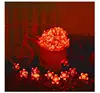 christmas string light IP65 pvc 7m 50 leds peach blossom solar lamp seriesparty new year garden Holiday decoration flowers led