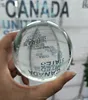 2018 Hot Sale Customized Clear 3D laser Engraved Crystal Ball Sphere, Glass Ball Paperweight for Home Decoration