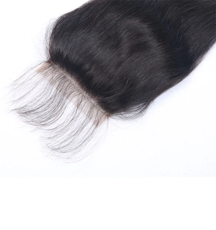 

Top Closure Human Hair 2x6 4x4 5x5 6x6 7x7 Lace Closure Cuticle Aligned Raw Hair Straight Top Closure