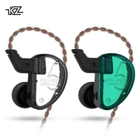 

KZ AS06 Headphones Wired Earphone 3BA Balanced Armature Drive Unit Detachable Detach 2Pin Cable Stereo Headset PK KZ ZS10 AS10