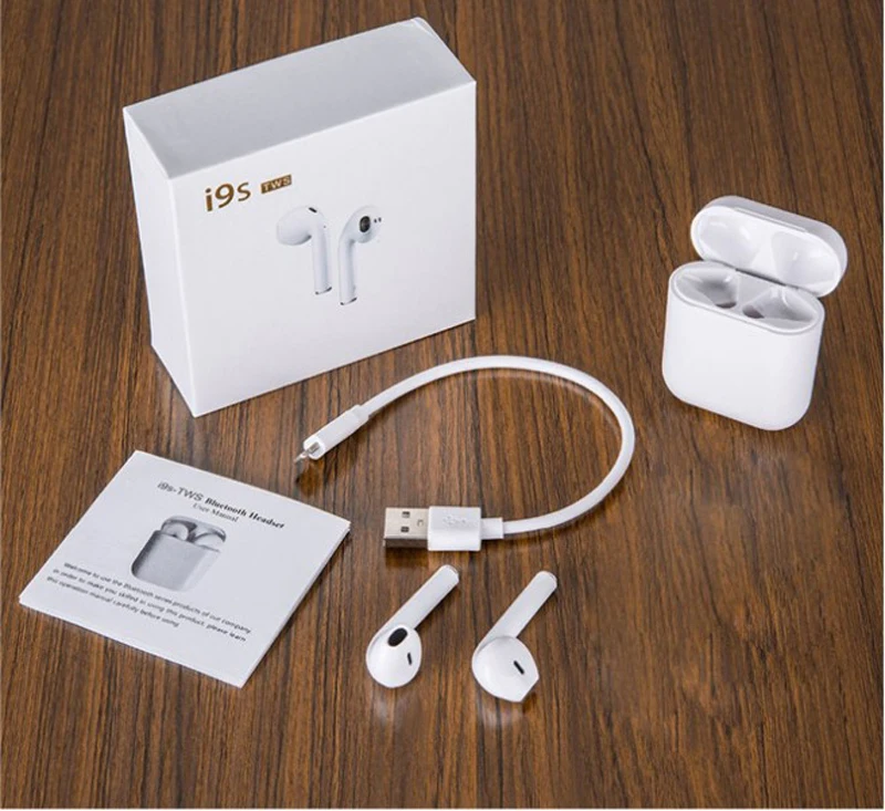 

Factory Price i9s TWS 5.0 Bluetooth Stereo Music in Ear Earbuds Earphone Headphone, White