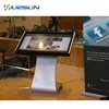 Shopping mall 32 inch s shape touch screen table interactive information kiosk