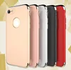 High quality pc hard shell electroplating 3in1 phone case for iphone 7plus