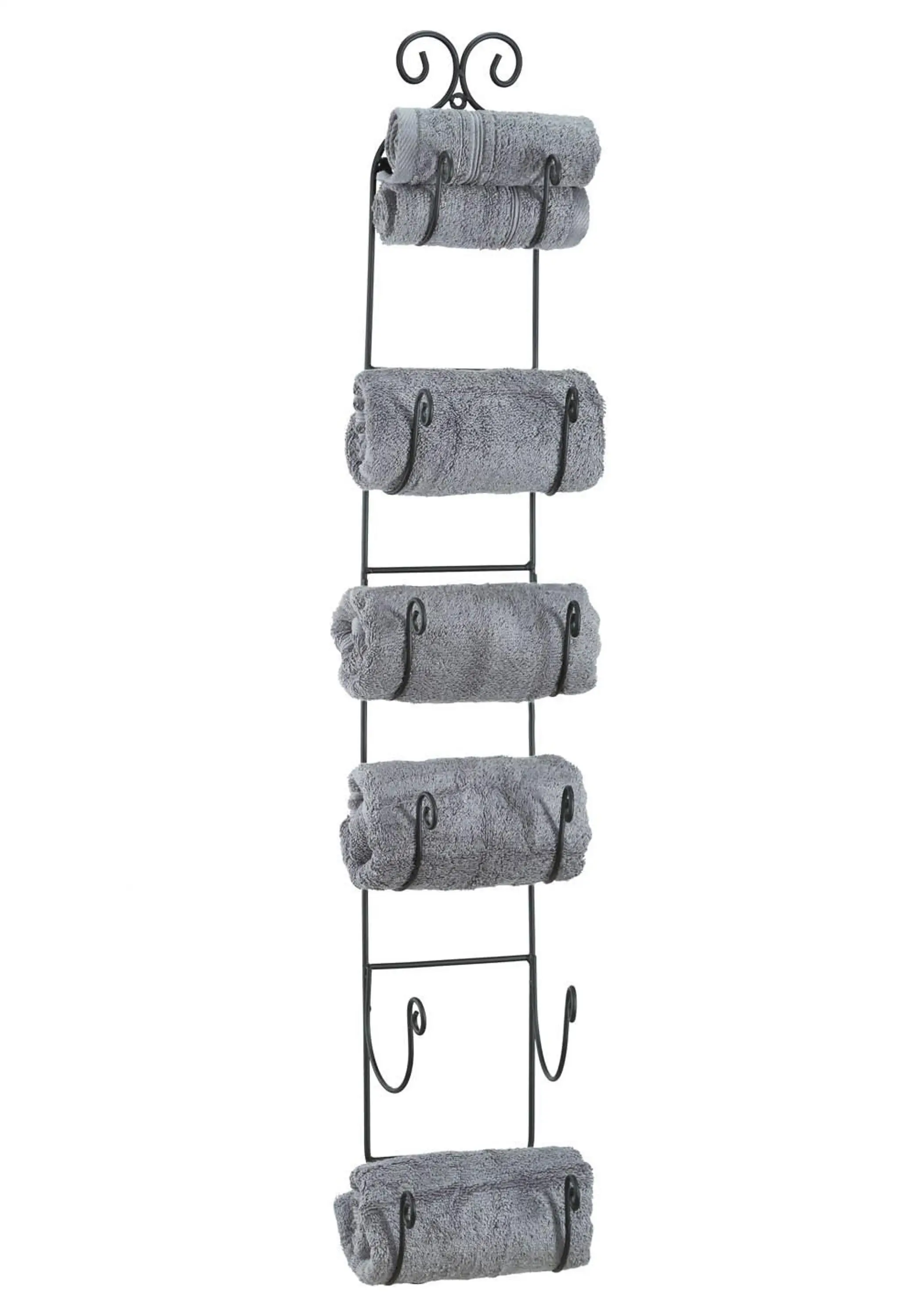 wall mounted display rack hanging metal wire rack for wine and