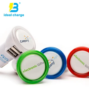 Fast LED 2 Port USB Smart Car Charger