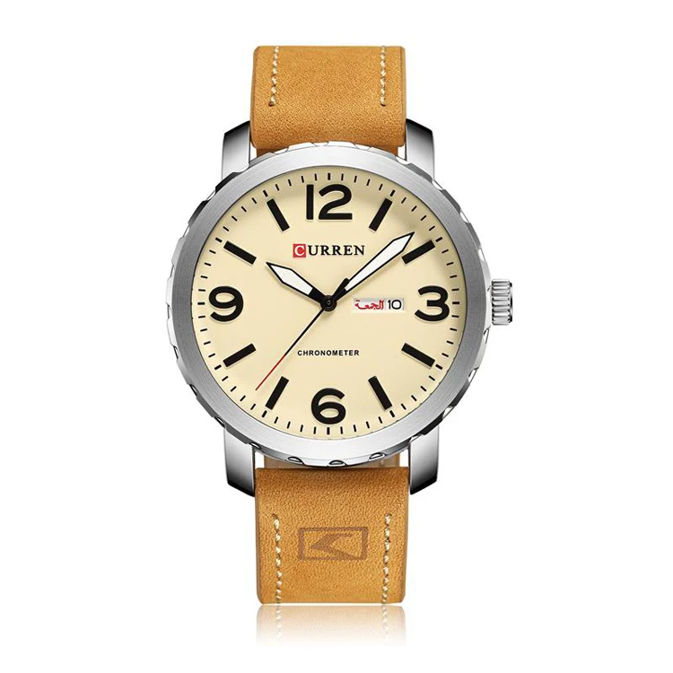 

CURREN 8273 2017 Luxury Brand CURREN Men Military Sports Watches Men's Quartz Date Clock Man Casual Leather Wrist Watch