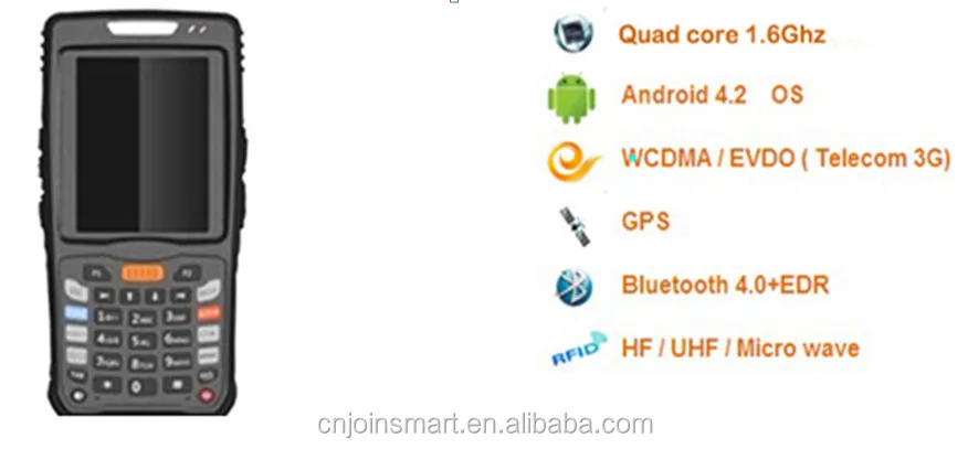 物流用のandroid 2dバーコードスキャナーを備えたハンドヘルドuhfrfidリーダーxsmart15pdaデバイス Buy ハンドヘルドアンドロイド Pos 端末 Gps Gprs Rfid リーダーポケット Pda 指紋リーダーデバイス Product On Alibaba Com