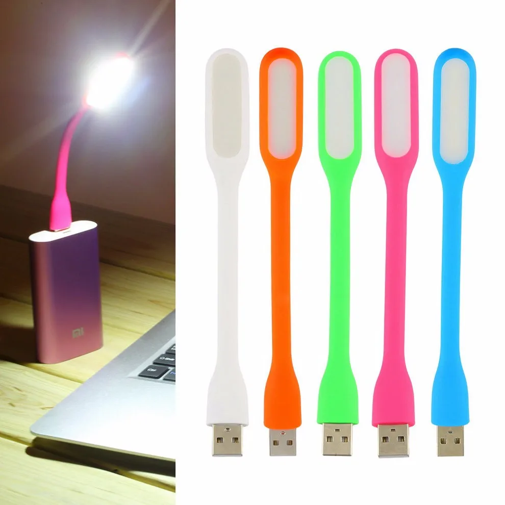 PC Lamp Flexible LED Mini USB reading night light For Laptop Tablet powerbank 
