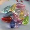 15*28MM Acrylic Crystal Teardrops Beads AAA Quality Drop Shaped Wholesale Beads Transparent Loose Beads