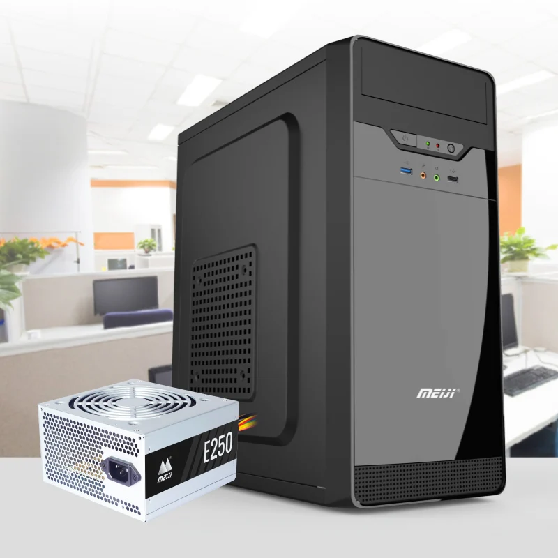 J01p Computer Atx Case Mid Tower With Power Supply 200w Buy Computer